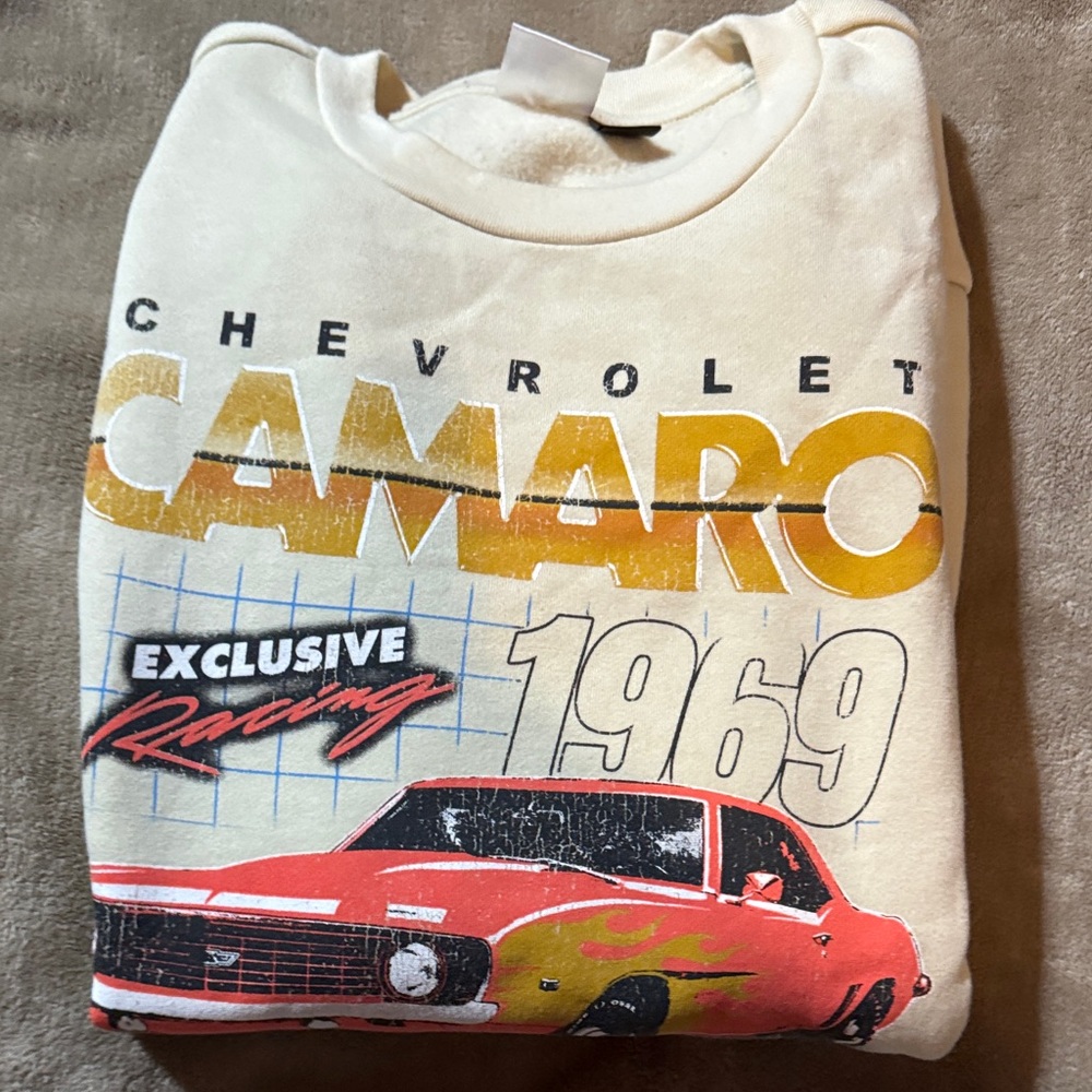 Camaro Cream Graphic Tee